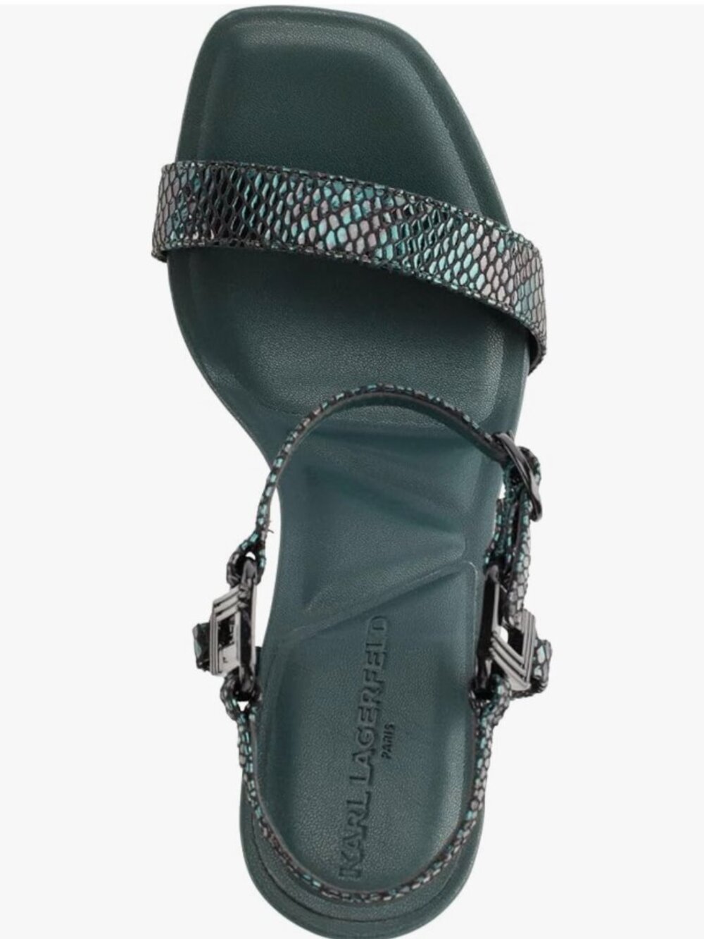 💚✨ Karl Lagerfeld Paris Cybil Forest Green Heels Size 6.5 NWT ✨💚